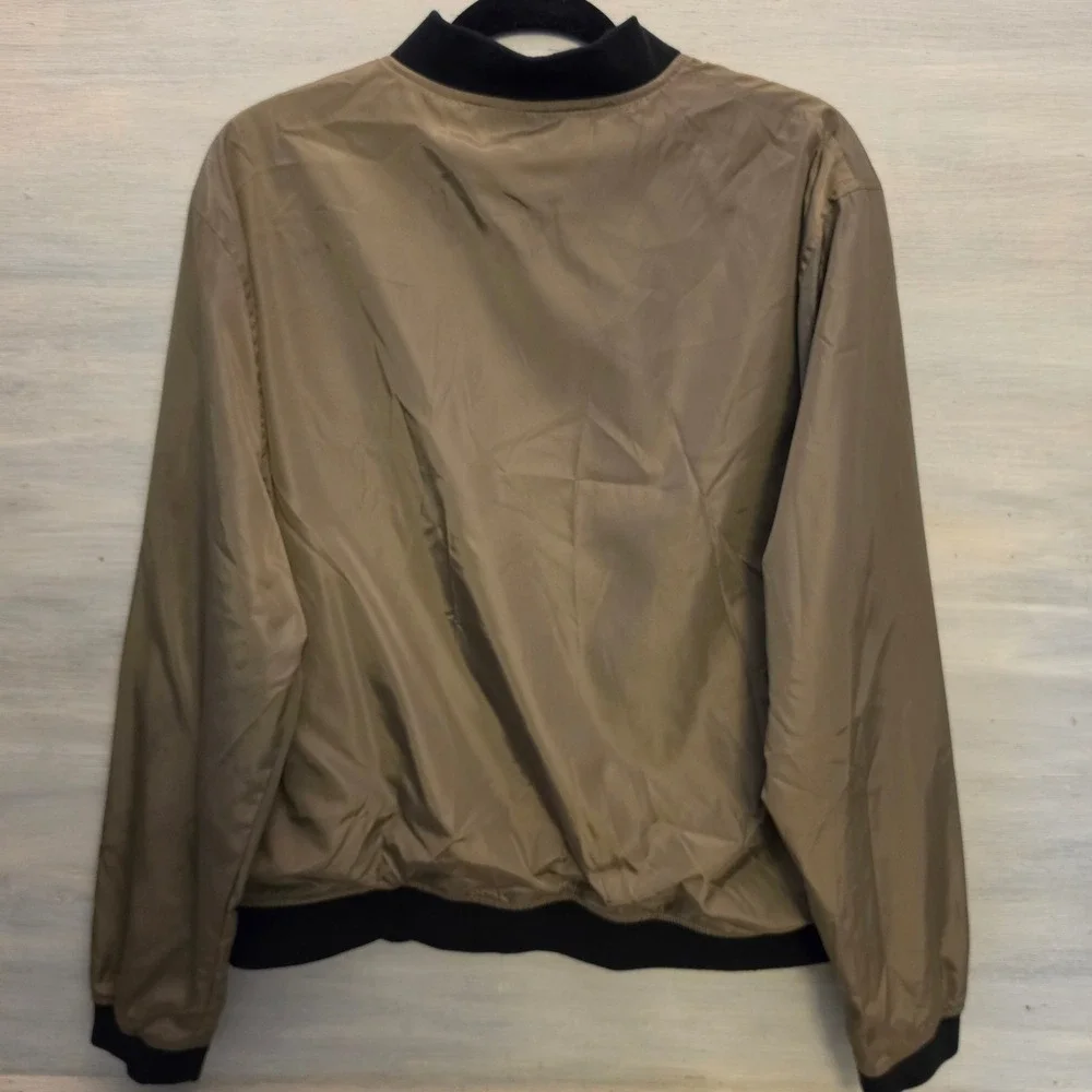 Penguin by Munsingwear Olive Green Bomber Track Jacket Size XL Good Condition‎